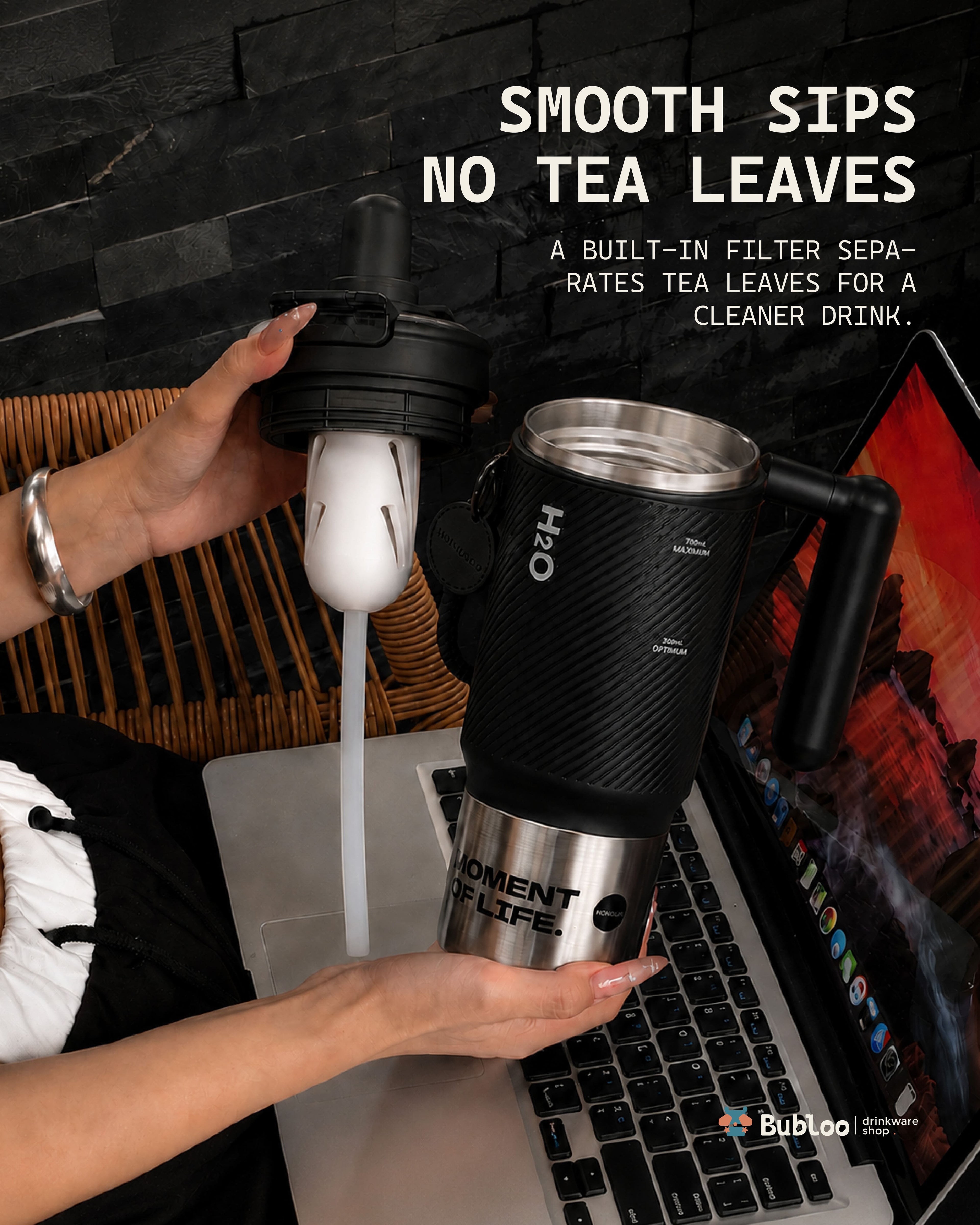 Future Ninja Ceramic Tumbler - Black