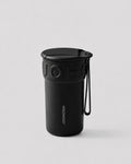 Ice Cream Cone Ceramic Travel Mug - Matte Black