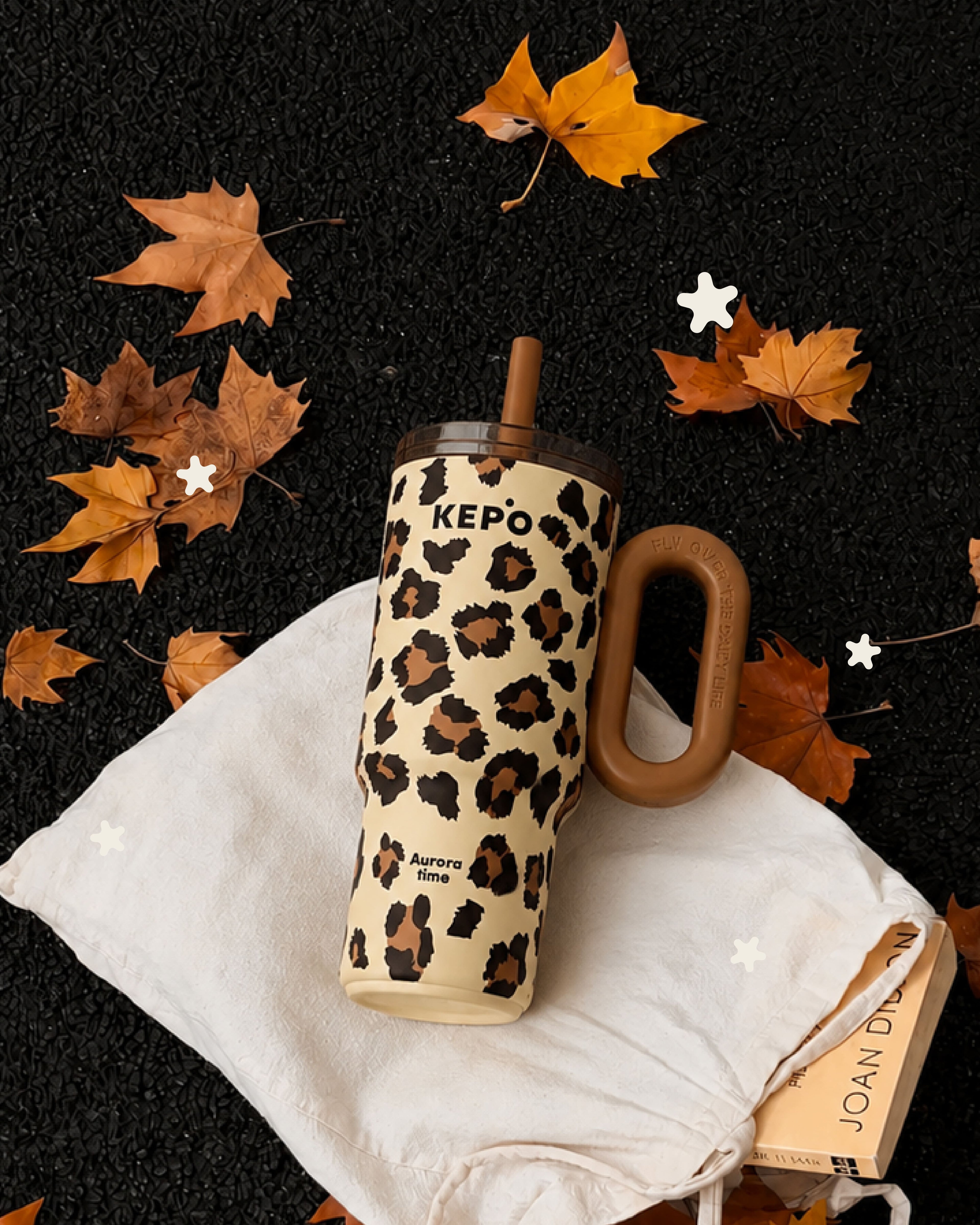 Panthera Ceramic Tumbler - Leopard Print