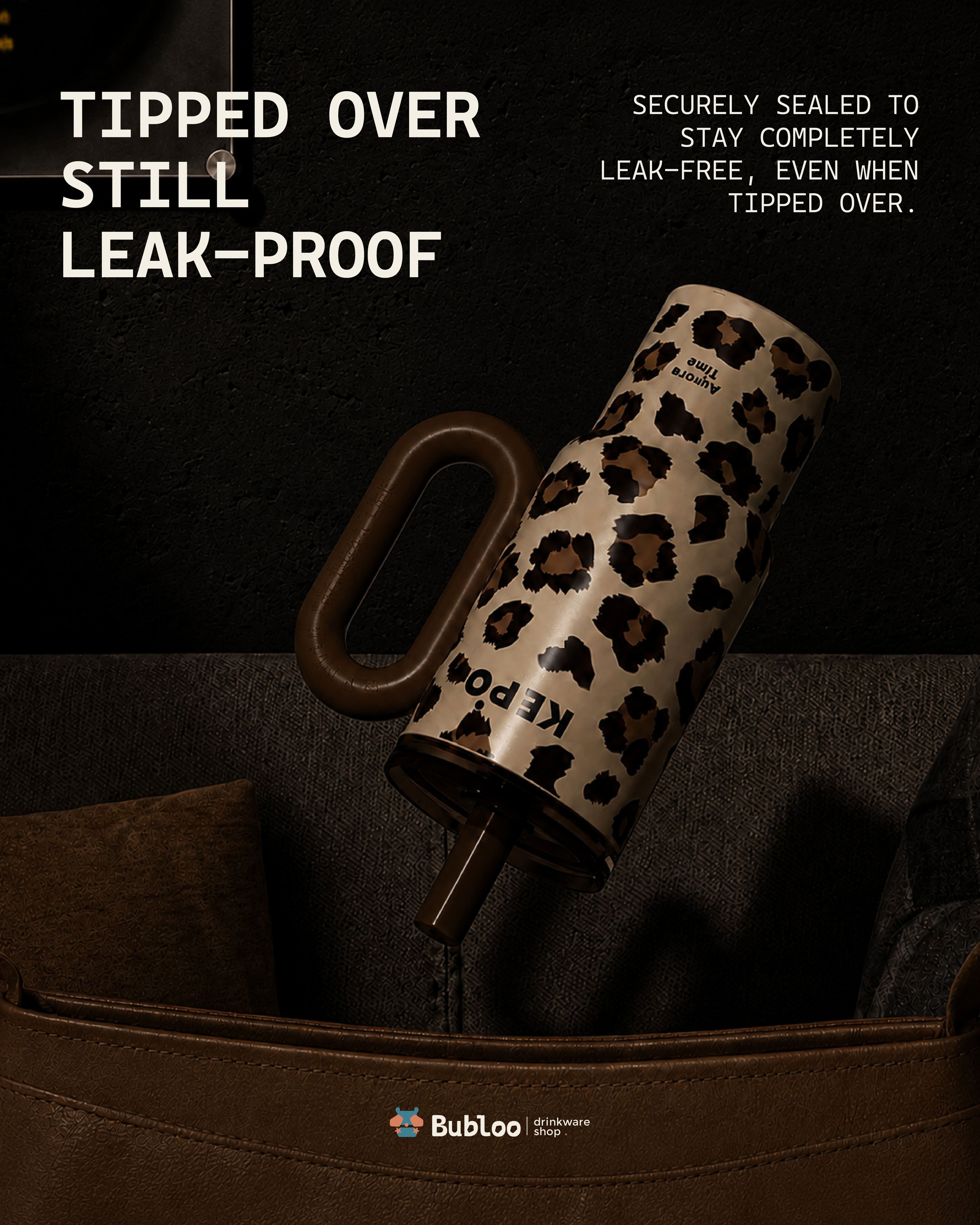 Panthera Ceramic Tumbler - Leopard Print