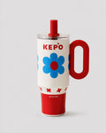 Aurora Insulated Tumbler - Floral Red