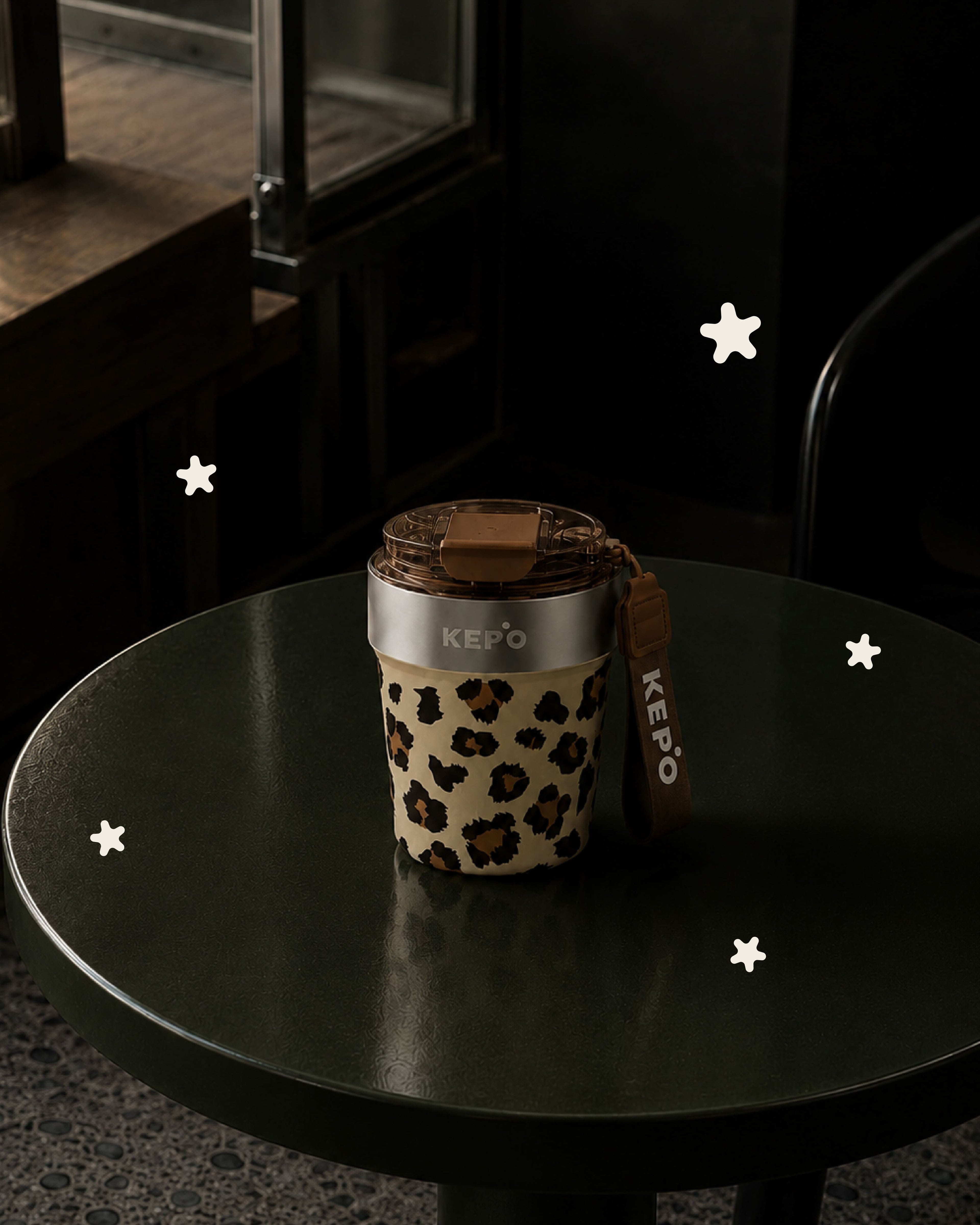 Panthera Travel Cup - Leopard Print