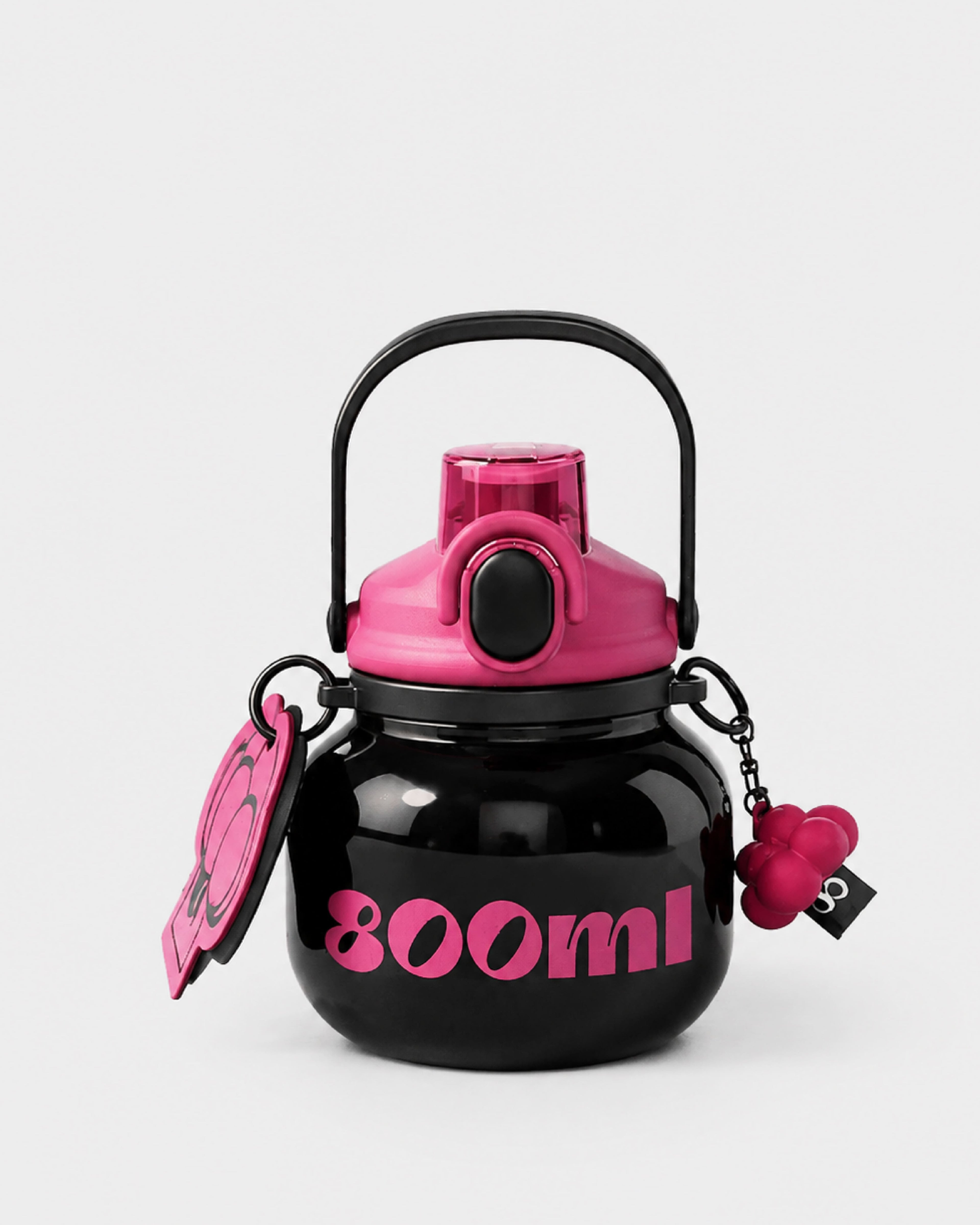 Bomb Insulated Water Bottle – Black/Pink