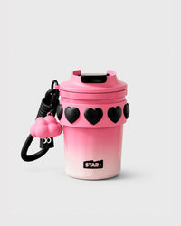 Sweet Barbie Ceramic Travel Mug – Pink/White