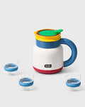 Brew Pitcher Set with Tea Filter - White/Yellow